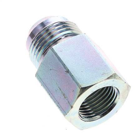 JIC Reducing Nipple G1/2'' Female x UN 1-1/16''-12 Male Steel 210bar (2950.5psi)