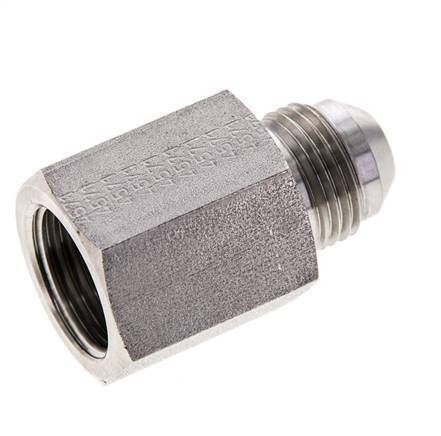 JIC Reducing Nipple G1/2'' Female x UNF 3/4''-16 Male Stainless Steel 275bar (3863.75psi)