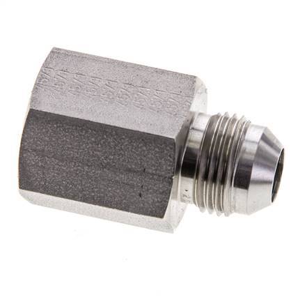 JIC Reducing Nipple G1/2'' Female x UNF 3/4''-16 Male Stainless Steel 275bar (3863.75psi)