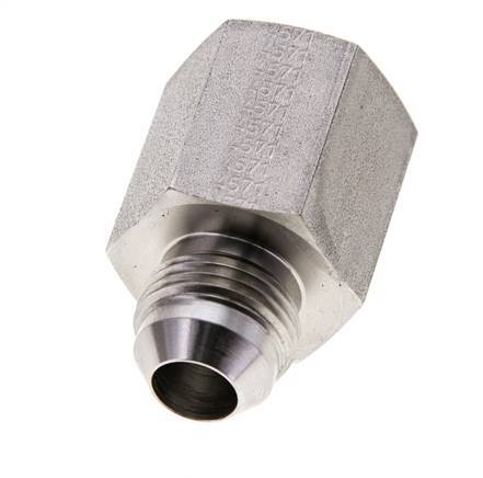 JIC Reducing Nipple G1/2'' Female x UNF 3/4''-16 Male Stainless Steel 275bar (3863.75psi)