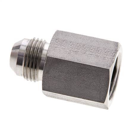 JIC Reducing Nipple G1/2'' Female x UNF 3/4''-16 Male Stainless Steel 275bar (3863.75psi)