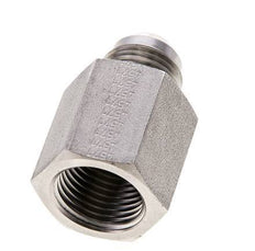 JIC Reducing Nipple G1/2'' Female x UNF 3/4''-16 Male Stainless Steel 275bar (3863.75psi)