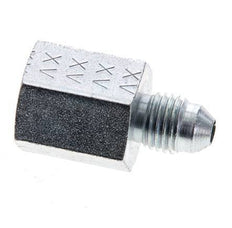 JIC Reducing Nipple G1/4'' Female x UNF 7/16''-20 Male Steel 310bar (4355.5psi) [2 Pieces]