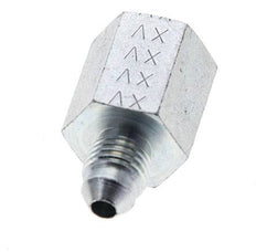 JIC Reducing Nipple G1/4'' Female x UNF 7/16''-20 Male Steel 310bar (4355.5psi) [2 Pieces]