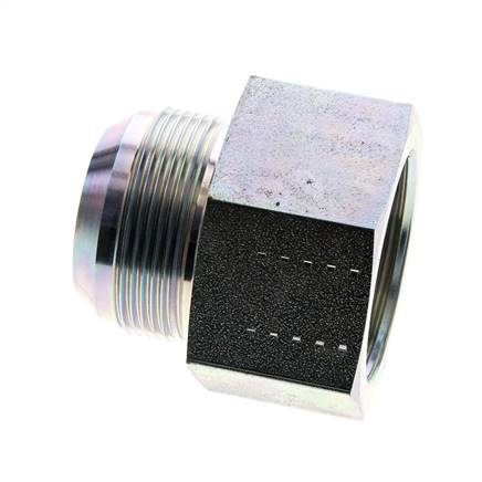 JIC Reducing Nipple G1 1/2'' Female x UN 1-7/8''-12 Male Steel 105bar (1475.25psi)
