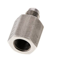 JIC Reducing Nipple G1/4'' Female x UNF 7/16''-20 Male Stainless Steel 310bar (4355.5psi)