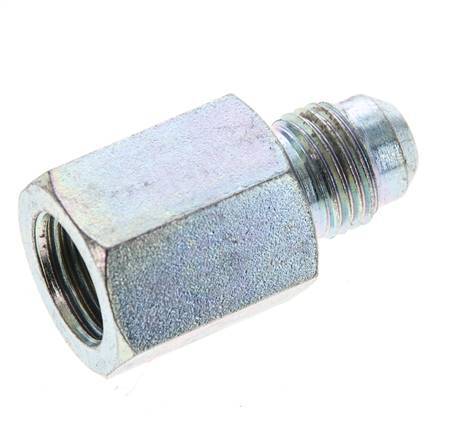 JIC Reducing Nipple G1/4'' Female x UNF 1/2''-20 Male Steel 275bar (3863.75psi) [2 Pieces]