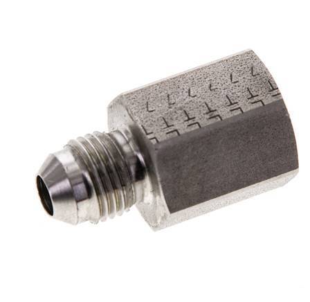 JIC Reducing Nipple G1/4'' Female x UNF 1/2''-20 Male Stainless Steel 275bar (3863.75psi)