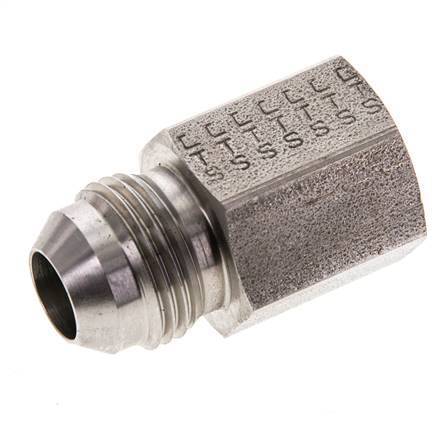 JIC Reducing Nipple G3/8'' Female x UNF 3/4''-16 Male Stainless Steel 275bar (3863.75psi)