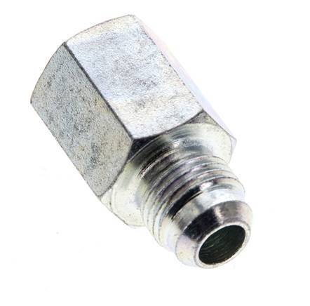 JIC Reducing Nipple G1/4'' Female x UNF 9/16''-18 Male Steel 275bar (3863.75psi)