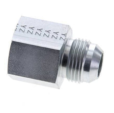 JIC Reducing Nipple UN 1-1/16''-12 Male x 3/4'' NPT Female Steel 170bar (2388.5psi)