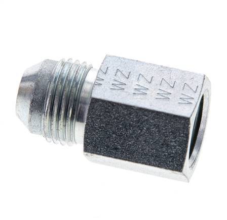 JIC Reducing Nipple UNF 3/4''-16 Male x 3/8'' NPT Female Steel 210bar (2950.5psi)