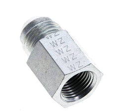 JIC Reducing Nipple UNF 3/4''-16 Male x 3/8'' NPT Female Steel 210bar (2950.5psi)