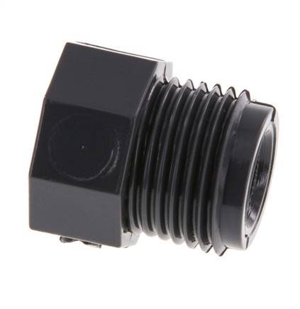 Reducing Ring Rp1/2'' Female x G1/2'' Male PVC-U 16bar (224.8psi) EN 1452-3 [5 Pieces]