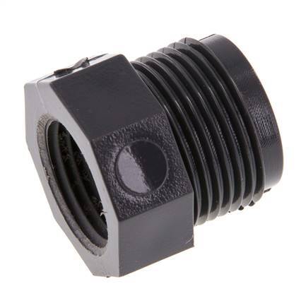 Reducing Ring Rp3/4'' Female x G3/4'' Male PVC-U 16bar (224.8psi) EN 1452-3 [5 Pieces]