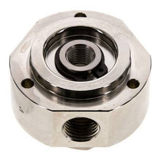 3-Way Rotary Joint 1/8'' x 1/4'' x3/8'' Nickel-plated Brass PUR 0bar (0.0psi)