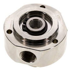 3-Way Rotary Joint 1/8'' x 1/4'' x3/8'' Nickel-plated Brass PUR 0bar (0.0psi)