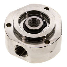 3-Way Rotary Joint 1/8'' x 1/4'' x3/8'' Nickel-plated Brass PUR 0bar (0.0psi)