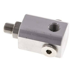 4-way Rotary Joint G1/4'' Aluminium NBR 10bar (140.5psi)