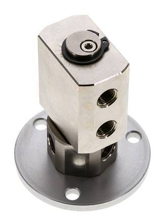 Rotary Joint G1/8'' Female Nickel-plated Brass PUR 12bar (168.60000000000002psi) Compact