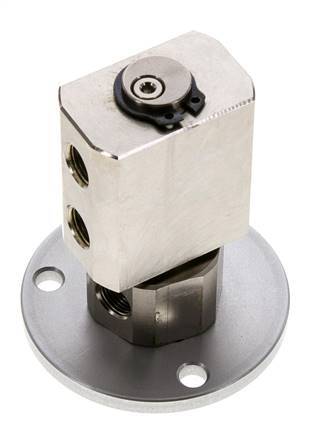 Rotary Joint G1/8'' Female Nickel-plated Brass PUR 12bar (168.60000000000002psi) Compact