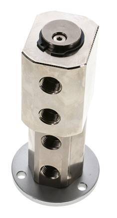 Rotary Joint G1/4'' Female Nickel-plated Brass PUR 12bar (168.60000000000002psi)