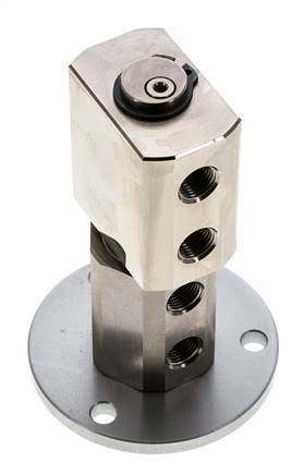 Rotary Joint G1/8'' Female Nickel-plated Brass FKM 12bar (168.60000000000002psi)