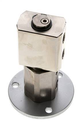 Rotary Joint G1/8'' Female Nickel-plated Brass FKM 12bar (168.60000000000002psi)