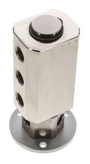 Rotary Joint 3-way G1/4'' Female Nickel-plated Brass PUR 12bar (168.60000000000002psi)