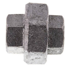 Union Straight Connector Rp3/4'' Female Cast Iron Flat Seal 25bar (351.25psi)