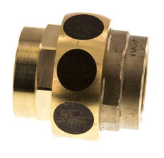 Union Straight Connector Rp1 1/4'' Female Brass Flat Seal Centellen 16bar (224.8psi)