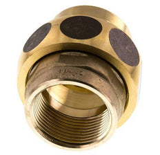 Union Straight Connector Rp1 1/4'' Female Brass Flat Seal Centellen 16bar (224.8psi)