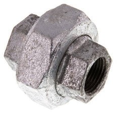Union Straight Connector Rp3/8'' Female Cast Iron Flat Seal 25bar (351.25psi)