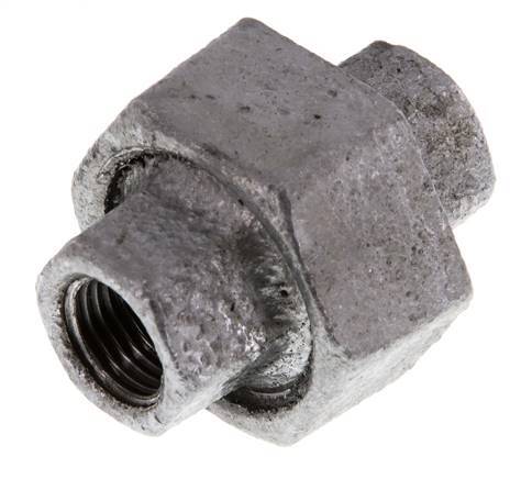 Union Straight Connector Rp1/4'' Female Cast Iron Flat Seal 25bar (351.25psi)
