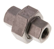 Union Straight Connector Rp1/8'' Female Stainless Steel Flat Seal PTFE 16bar (224.8psi)