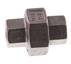 Union Straight Connector Rp1/8'' Female Stainless Steel Flat Seal PTFE 16bar (224.8psi)