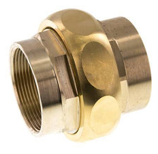 Union Straight Connector Rp2'' Female Brass Flat Seal Centellen 16bar (224.8psi)