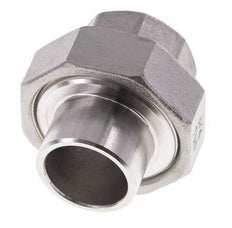 Union Straight Connector Rp3/4'' Female x 26.9mm Weld End Stainless Steel Conical Seal 16bar (224.8psi)