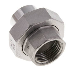 Union Straight Connector Rp3/4'' Female x 26.9mm Weld End Stainless Steel Conical Seal 16bar (224.8psi)