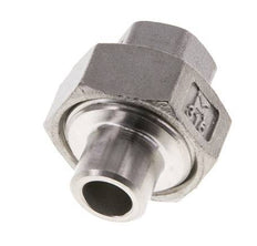 Union Straight Connector Rp1/4'' Female x 13.5mm Weld End Stainless Steel Conical Seal 16bar (224.8psi)
