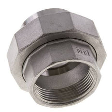Union Straight Connector Rp1 1/2'' Female x 48.3mm Weld End Stainless Steel Conical Seal 16bar (224.8psi)