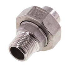 Union Straight Connector R1/2'' Male x 21.3mm Weld End Stainless Steel Conical Seal 16bar (224.8psi)
