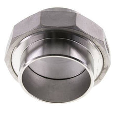 Union Straight Connector 88.9mm Weld End Stainless Steel Conical Seal 16bar (224.8psi)