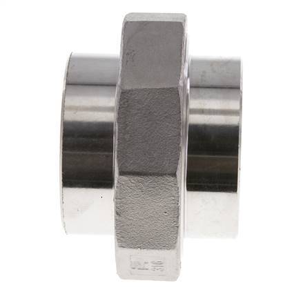 Union Straight Connector 60.3mm Weld End Stainless Steel Conical Seal 16bar (224.8psi)