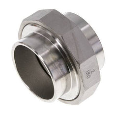 Union Straight Connector 60.3mm Weld End Stainless Steel Conical Seal 16bar (224.8psi)