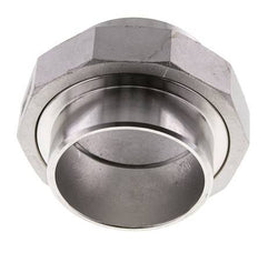 Union Straight Connector 76.1mm Weld End Stainless Steel Conical Seal 16bar (224.8psi)