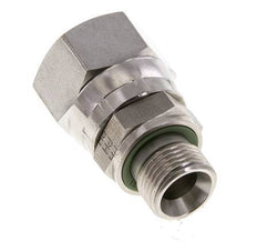 JIC Reducing Nipple UNF 7/8''-14 Female x G3/8'' Male Adjustable Stainless Steel 210bar (2950.5psi)