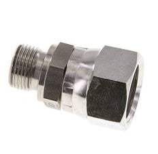 JIC Reducing Nipple UNF 7/8''-14 Female x G3/8'' Male Adjustable Stainless Steel 210bar (2950.5psi)