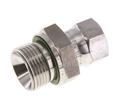 JIC Reducing Nipple UNF 3/4''-16 Female x G3/4'' Male Adjustable Stainless Steel 250bar (3512.5psi)