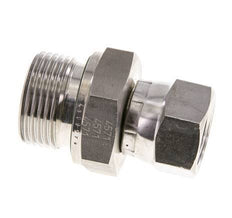 JIC Reducing Nipple UNF 3/4''-16 Female x G3/4'' Male Adjustable Stainless Steel 250bar (3512.5psi)